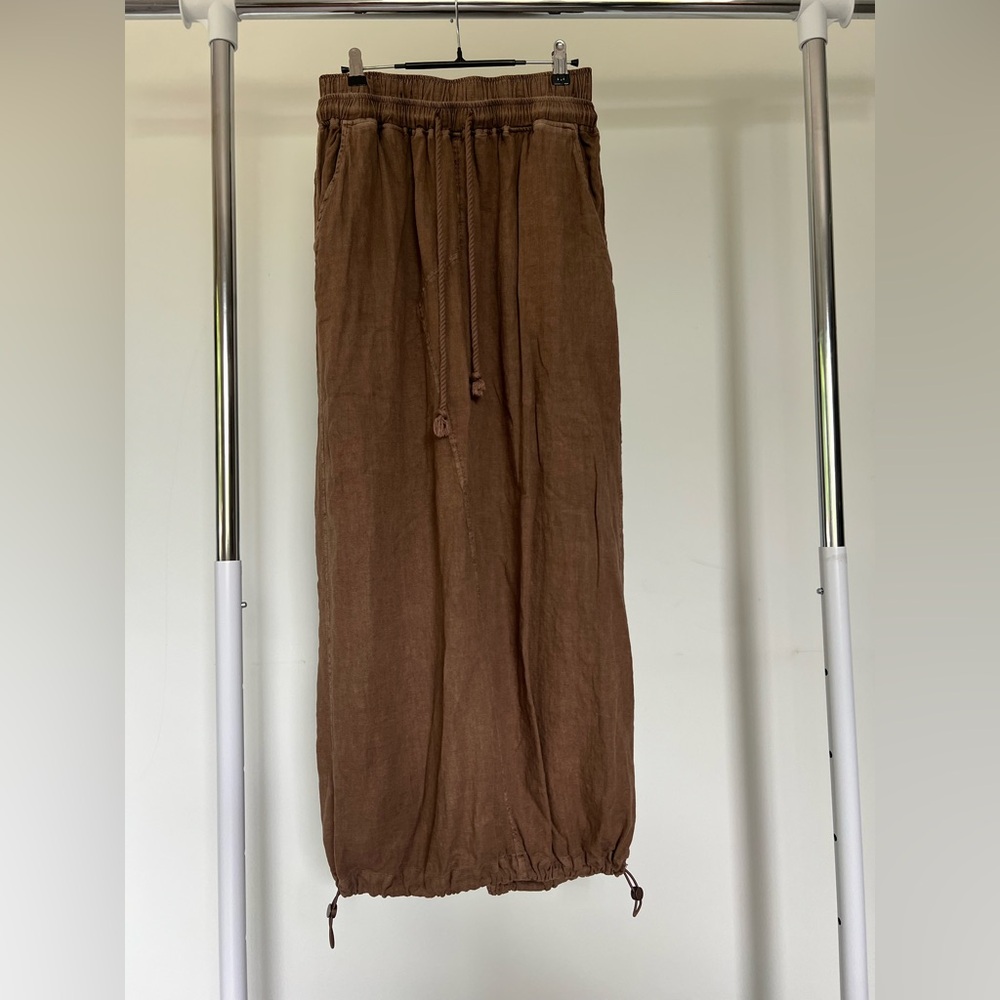 Free People Brown Maxi Skirt